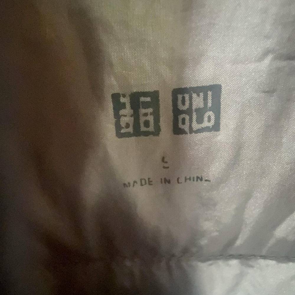 Uniqlo Jacket Womens Small Gray Lightweight Down Hooded Puffer Quilted Zip - Picture 2 of 7